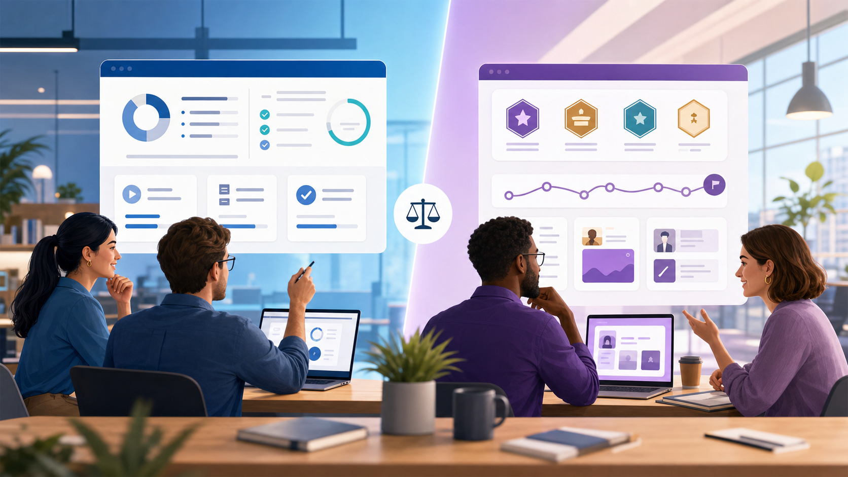 Small-team training platform comparison for Udemy Business and LinkedIn Learning